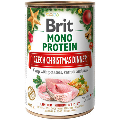 Konzerva Brit Care Dog Mono Protein Christmas