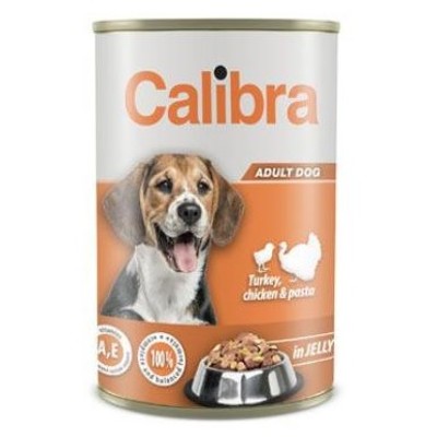 Calibra Dog konz. in jelly 1240g NEW (Turk,chick&amp;pasta)