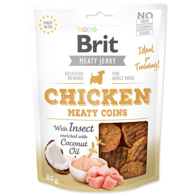 Snack BRIT Jerky with Insect 80g (Chicken Meaty ...