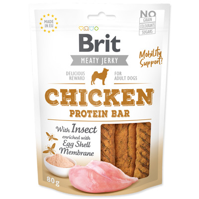 Snack BRIT Jerky with Insect (Chicken Protein Ba...