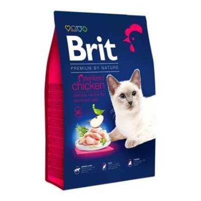Brit Premium Cat by Nature Sterilized Chicken (8...