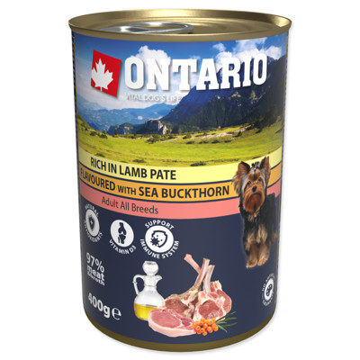 ONTARIO Flavoured with Sea Buckthorn 400g (Lamb Pate)