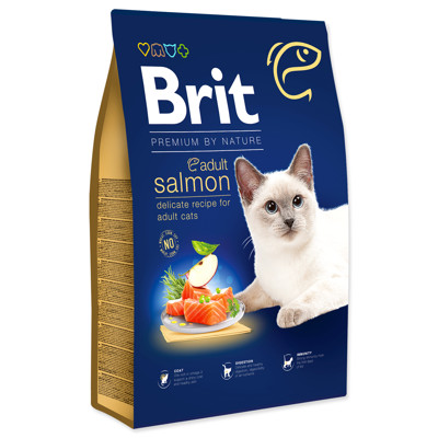 BRIT Premium by Nature Cat Adult Salmon (8Kg)