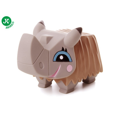 Vinylový nosorožec cca 11 cm, vinylová (gumová) hračka