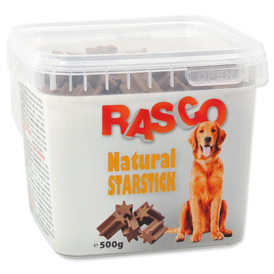 Pochoutka RASCO Dog 500g (starstick natural)