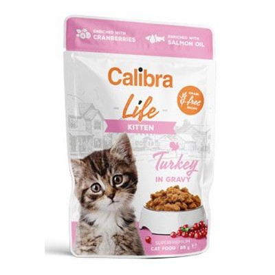 Calibra Cat Life kapsa in gravy 85g (Kitten Turkey)