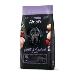 NEW Fitmin dog For Life Light &amp; Senior 12 kg