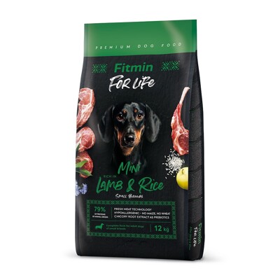 NEW Fitmin dog For Life Lamb &amp; Rice 12 kg