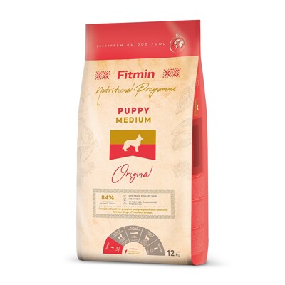 Fitmin Medium Puppy kompletní krmivo pro psy 12 kg