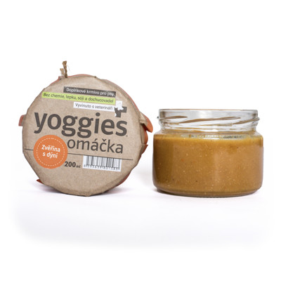 Yoggies omáčka s dýní 200ml (zvěřina)