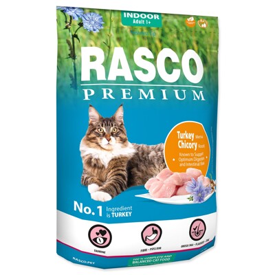 Krmivo Rasco Premium Indoor krůta s kořenem čekanky (0,4kg)