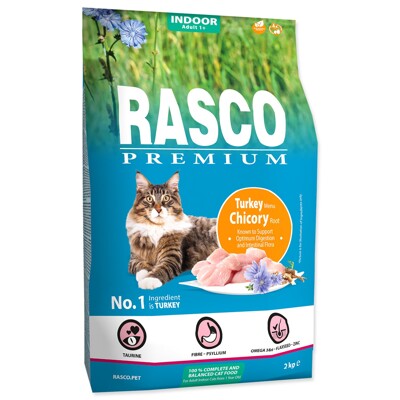 Krmivo Rasco Premium Indoor krůta s kořenem čekanky (2kg)