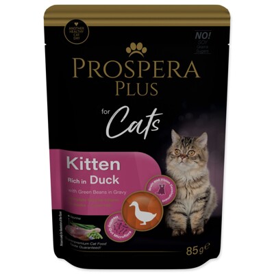 Kapsička Prospera Plus Kitten (Duck, Green Beans 85g)