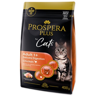 Krmivo Prospera Plus Adult 1+ Chicken  Delicate Digestion (0,4kg)