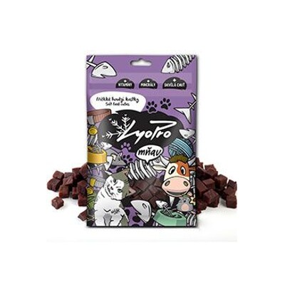 Lyopro CAT poch. sušené Měkké 70g (hovězí kostky)