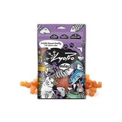 Lyopro CAT poch. sušené Měkké 70g (lososové kostky)
