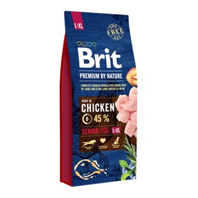 Brit Premium Dog by Nature Senior L+XL (15kg)