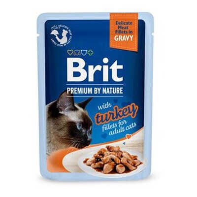 Brit Premium Cat D Fillets in Gravy 85g (with Turkey)