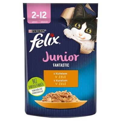 Felix fantastic v želé 85 g (Junior kuře)