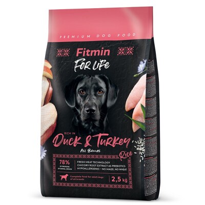 Fitmin dog For Life Duck &amp; Turkey (2,5Kg)