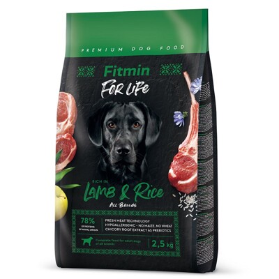 Fitmin dog For Life Lamb &amp; Rice (2,5 kg)