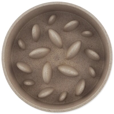 Miska Dog Fantasy proti hltání EcoStyle béžová 17cm, 750ml