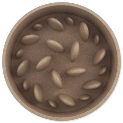 Miska Dog Fantasy proti hltání EcoStyle béžová 21cm, 1350ml