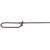 Mountain Rope retrívr vodítko černo/oranžové (S-M 1,7 m / 8 mm)